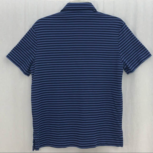 Polo Ralph Lauren Men’s Blue Stripe Polo Size M - Picture 5 of 7